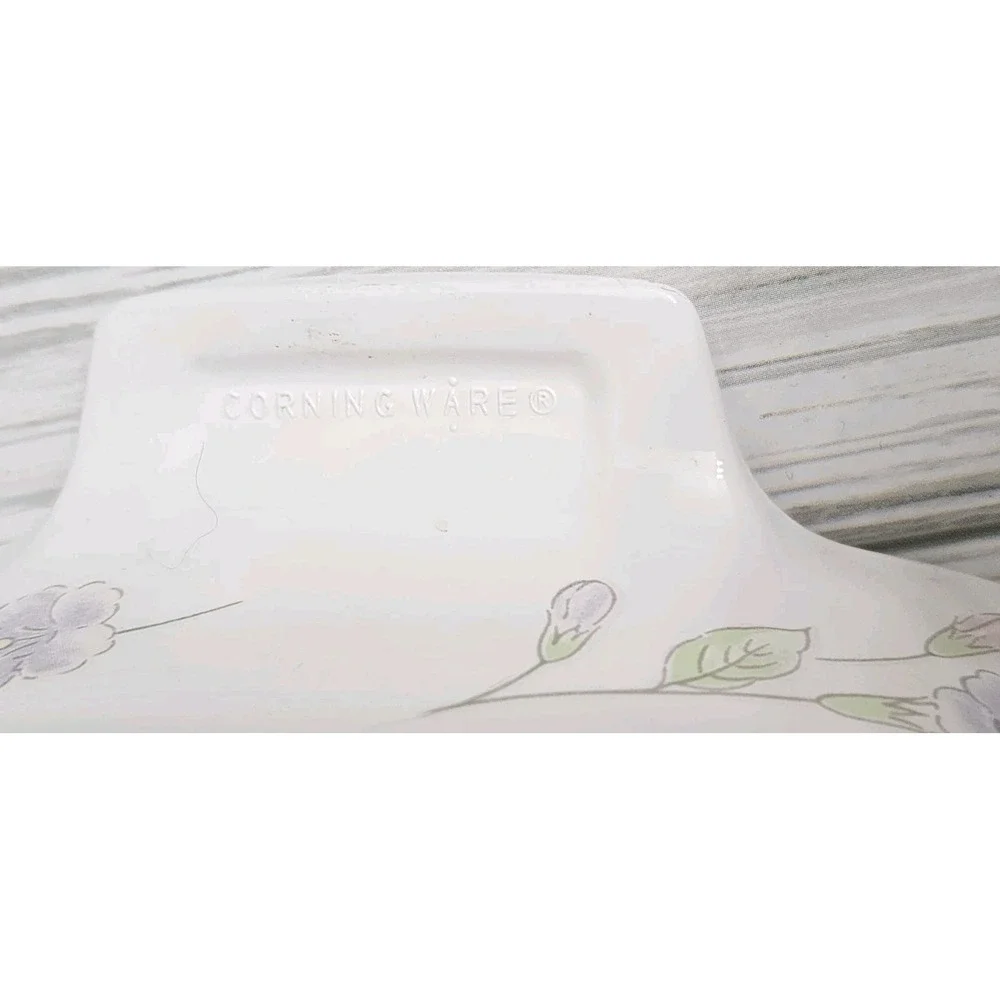 Corning‎ Ware Vintage Pastel Bouquet Pattern 1 Liter A-1-B Casserole Dish No Lid